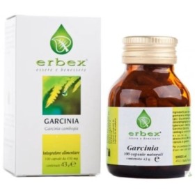Erbex Garcinia 430 mg Integratore 100 Capsule Erbex Garcinia 430 mg Integratore 100 Capsule