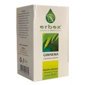 Erbex Gimneva Integratore Per la Glicemia 100 Capsule Erbex Gimneva Integratore Per la Glicemia 100 Capsule