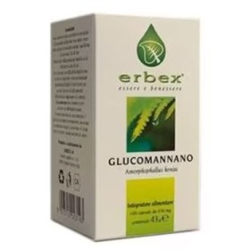 Erbex Glucomannano Integratore Intestinale 100 Capsule Erbex Glucomannano Integratore Intestinale 100 Capsule