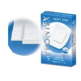 Safety Soft Pad Medicazione Adesiva Sterile 5x7 cm 5 Pezzi Safety Soft Pad Medicazione Adesiva Sterile 5x7 cm 5 Pezzi