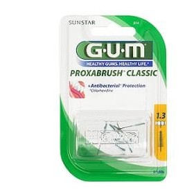 Gum Proxabrush Classic 514 Scovolini Interdentale Conico 1,3 mm 8 Pezzi Gum Proxabrush Classic 514 Scovolini Interdentale Conico 1,3 mm 8 Pezzi