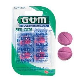 Gum Red-Cote Rivelatore Placca Gusto Ciliegia 12 Pastiglie Gum Red-Cote Rivelatore Placca Gusto Ciliegia 12 Pastiglie