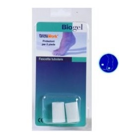 Biogel Fascetta Tubolare Protezione Dita del Piede Taglia L  2 Pezzi Biogel Fascetta Tubolare Protezione Dita del Piede Taglia L  2 Pezzi