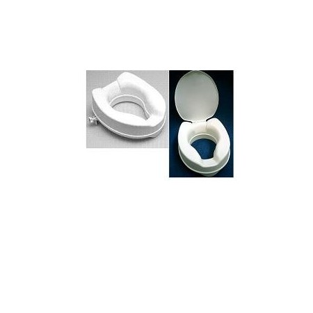 Farmacare Rialzo WC Con Bidet Con Coperchio Altezza 10 cm