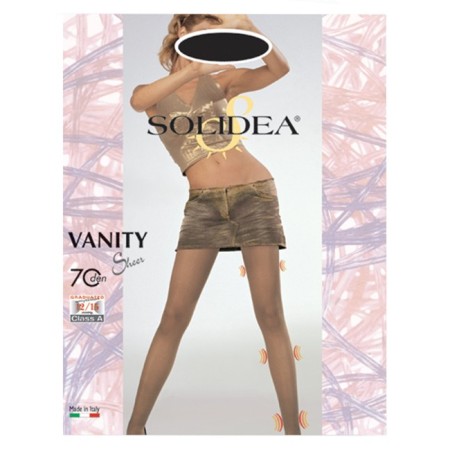 Solidea Vanity 70 DEN Collant Compressivo Colore Nero Taglia 2 M