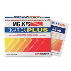 Mg.K Vis Ricarica Plus Integratore Sali Minerali E Vitamine 14 Bustine Mg.K Vis Ricarica Plus Integratore Sali Minerali E Vitamine 14 Bustine