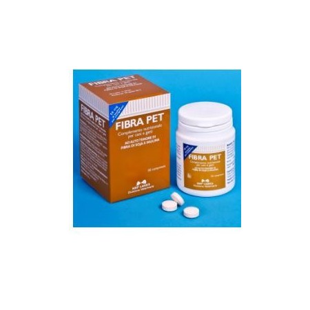 Nbf Lanes Fibra Pet Integratore di Fibre Cani E Gatti 50 Compresse