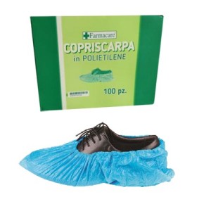 Farmacare Copriscarpe Polietilene 100 Pezzi 15x36 cm Farmacare Copriscarpe Polietilene 100 Pezzi 15x36 cm