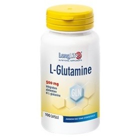 LongLife L-glutamine Integratore Muscolare 100 Capsule LongLife L-glutamine Integratore Muscolare 100 Capsule
