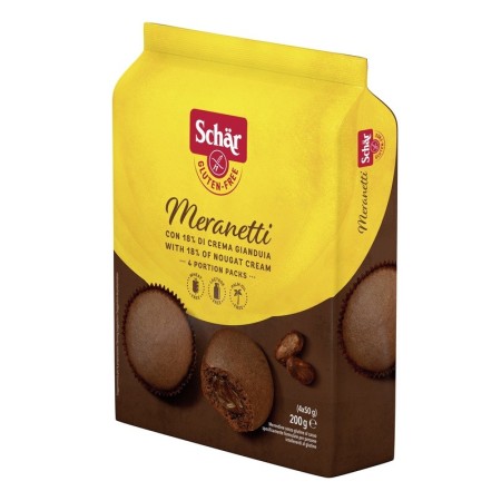 Schar Meranetti Merendine Al Cacao Senza Glutine 4x50 g