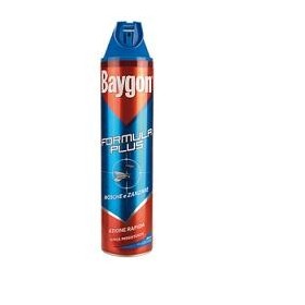 Baygon Mosche e Zanzare Plus Spray Insetticida 400 ml Baygon Mosche e Zanzare Plus Spray Insetticida 400 ml