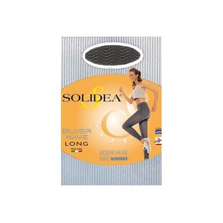 Solidea Silver Wave Long Fuseau Micromassaggiante Anticellulite Colore Nero Taglia S