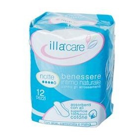 Illa Care Assorbenti Notet Ipoallergenici Con Ali 12 Pezzi Illa Care Assorbenti Notet Ipoallergenici Con Ali 12 Pezzi