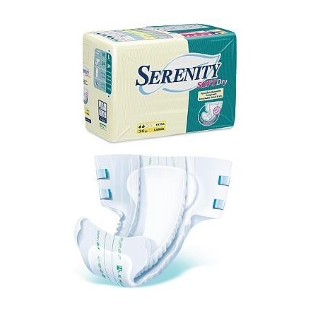 Serenity Soft Dry Pannolone Mutandina Super Taglia L 30 Pezzi