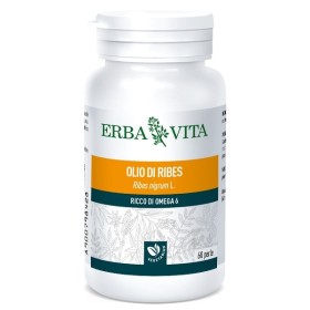 Erba Vita Olio di Ribes Integratore Omega 6 60 Perle 673 mg Erba Vita Olio di Ribes Integratore Omega 6 60 Perle 673 mg