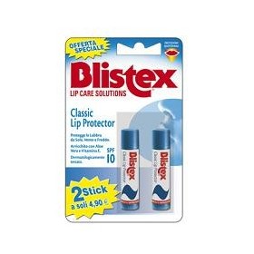 Blistex Classic Lip Protector SFP10 Balsamo Labbra 2 Stick Blistex Classic Lip Protector SFP10 Balsamo Labbra 2 Stick