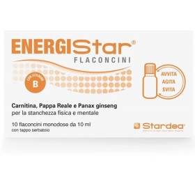 Energistar Integratore Polivitaminico Gruppo B 10 Flaconcini Energistar Integratore Polivitaminico Gruppo B 10 Flaconcini