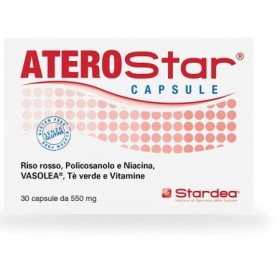 Aterostar Integratore Per Controllo Colesterolo 30 Capsule Aterostar Integratore Per Controllo Colesterolo 30 Capsule