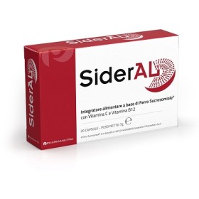 Sideral Integratore di Ferro e Vitamine 20 Capsule Sideral Integratore di Ferro e Vitamine 20 Capsule