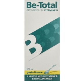 Be-Total Sciroppo Gusto Limone Integratore di Vitamina B 100 ml Be-Total Sciroppo Gusto Limone Integratore di Vitamina B 100 ml