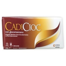 Cadicioc Fondente Tavoletta Di Cioccolato Con Glucomannano 100 g Cadicioc Fondente Tavoletta Di Cioccolato Con Glucomannano 100 g