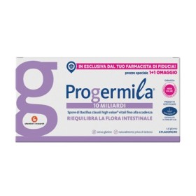 Progermila 10 Miliardi Integratore Benessere Intestinale 6 Flaconcini 10 ml Progermila 10 Miliardi Integratore Benessere Intestinale 6 Flaconcini 10 ml