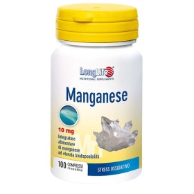 LongLife Manganese Integratore Antiossidante 100 Compresse LongLife Manganese Integratore Antiossidante 100 Compresse