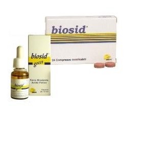 Biosid Gocce Integratore Di Ferro Bivalente E Acido Folico 15 ml Biosid Gocce Integratore Di Ferro Bivalente E Acido Folico 15 ml