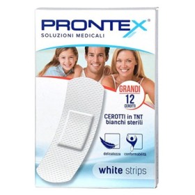 Safety Prontex White Strips Cerotti Bianchi Grandi 12 Pezzi Safety Prontex White Strips Cerotti Bianchi Grandi 12 Pezzi