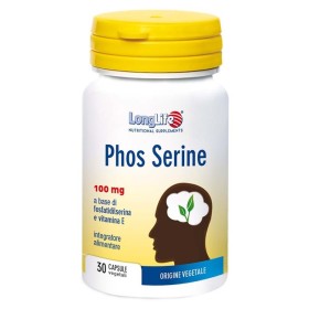 Long Life Phos Serine Integratore Fosfatidilserina 30 Capsule Long Life Phos Serine Integratore Fosfatidilserina 30 Capsule