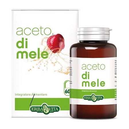 Erba Vita Aceto di Mele Integratore Intestinale 60 Capsule