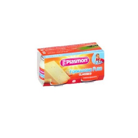 Plasmon Omogeneizzato Formaggino Fuso Classico 2 Vasetti da 80 g