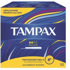 Tampax Blue Box Regular Assorbente Interno Flusso Leggero Medio 30 Pezzi Tampax Blue Box Regular Assorbente Interno Flusso Leggero Medio 30 Pezzi