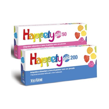 Happety Piu 50 Integratore 7 Flaconcini