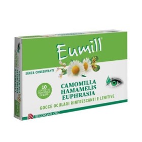 Eumill Camomilla Gocce Oculari Rinfrescanti e Lenitive 10 Flaconcini Monodose Eumill Camomilla Gocce Oculari Rinfrescanti e Lenitive 10 Flaconcini Monodose