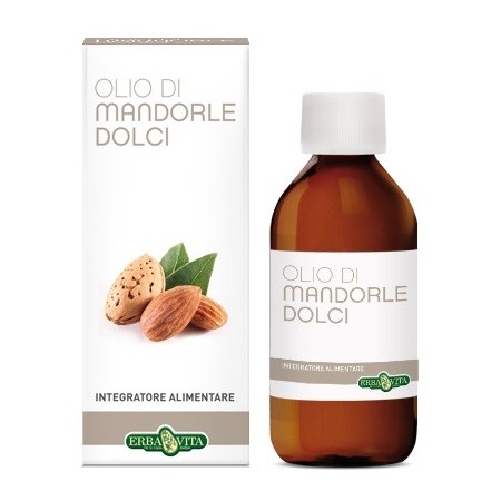Erba Vita Olio di Mandorle Dolci Emolliente Lassativo 200 ml