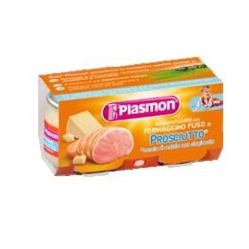 Plasmon Omogeneizzato Formaggino e Prosciutto 2 Vasetti Per 80 g Plasmon Omogeneizzato Formaggino e Prosciutto 2 Vasetti Per 80 g