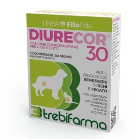 Trebifarma Diurecor Mangime Complementare Diuretico Cani E Gatti 30 Compresse Trebifarma Diurecor Mangime Complementare Diuretico Cani E Gatti 30 Compresse
