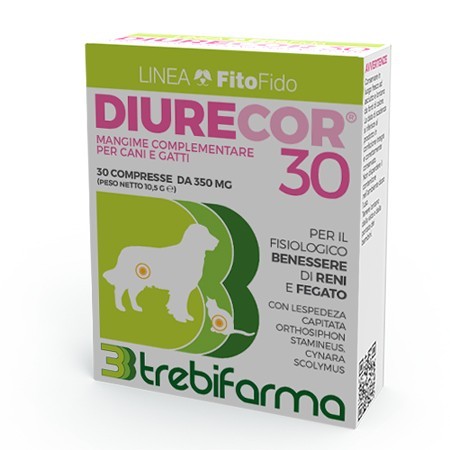 Trebifarma Diurecor Mangime Complementare Diuretico Cani E Gatti 30 Compresse