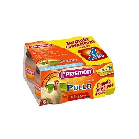 PLASMON OMOG POLLO 4X80G