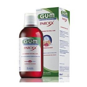 Gum Paroex Collutorio 0.12% Clorexidina per Gengiviti Parodontiti 300 ml Gum Paroex Collutorio 0.12% Clorexidina per Gengiviti Parodontiti 300 ml