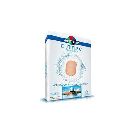 Cutiflex Acqua Stop Medicazione In Poliuretano Elastica E Trasparente 10,5x15 cm 5 Pezzi