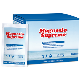Natural Point Magnesio Supremo 32 Bustine da 2,4 g Natural Point Magnesio Supremo 32 Bustine da 2,4 g