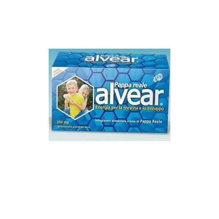 Alvear Junior Integratore Per La Crescita Con Pappa Reale Gusto Arancia 10 Flaconcini