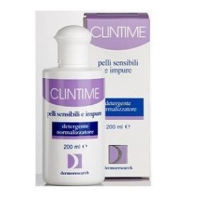 Clintime Detergente Liquido Normalizzante Per Pelle Grassa e Sensibile 200 ml Clintime Detergente Liquido Normalizzante Per Pelle Grassa e Sensibile 200 ml