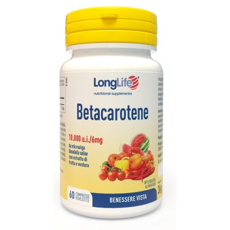 LongLlife Betacarotene Integratore Abbronzatura 60 Compresse