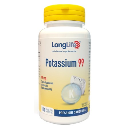 LongLife Potassium 99 Integratore Muscolare 100 Tavolette