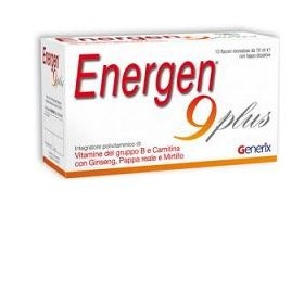Energen 9 Plus Integratore 10 Flaconcini Orali Energen 9 Plus Integratore 10 Flaconcini Orali