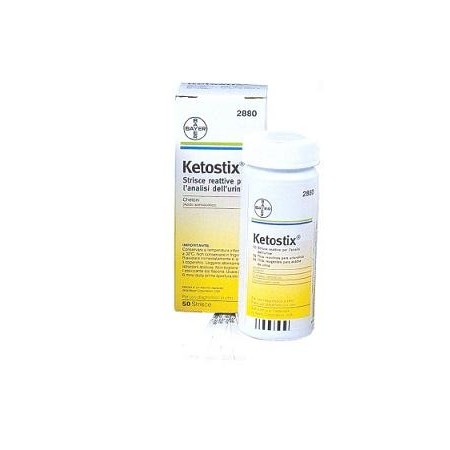 Ketostix Strisce Misurazione Chetonuria Urine 50 pezzi