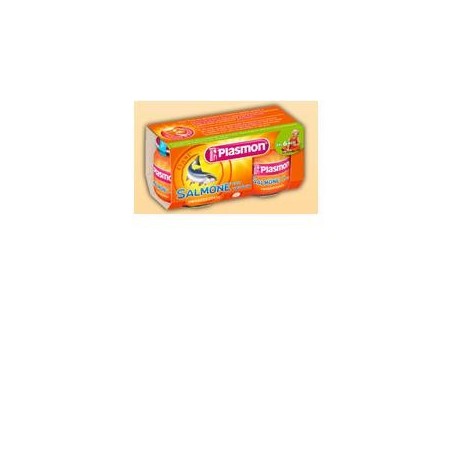 Plasmon Omogenizzato Salmone e Verdura 2 Vasetti da 80 g